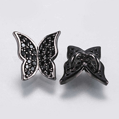 Ciondolo scorrevole in ottone con pavé di zirconi cubici in ottone&nbsp;ZIRC-E138-05B