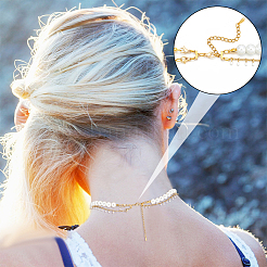 8 rallonge de chaîne en acier inoxydable 304 de 4 styles&nbsp;FIND-AB00048