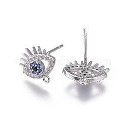 Accessoires de clous d'oreilles en laiton&nbsp;KK-I650-18P