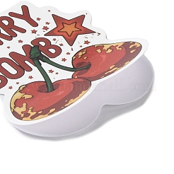 50 x PVC-Aufkleber mit Cartoon-Kirsche.&nbsp;STIC-D280-06