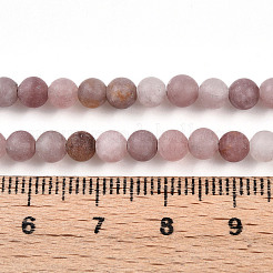 Natürliche lila Aventurin Perlen Stränge&nbsp;G-T106-278