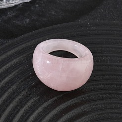 Natürliche Rosenquarz-Fingerringe für Damen&nbsp;GG-CBA12F1-03