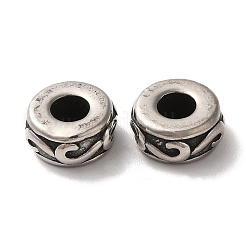 304 Edelstahl-Europäische Perlen&nbsp;STAS-A080-31AS