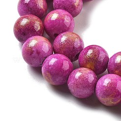 Chapelets de perles en jade Mashan naturel&nbsp;G-A255-A01-01M