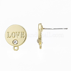 Fornituras de aretes de aleación&nbsp;PALLOY-T064-67LG-RS