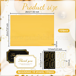120 Stück Geschenkpapier aus Aluminiumfolie zum Herstellen von Süßigkeiten&nbsp;DIY-OC0014-10