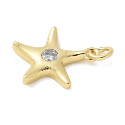 Colgante micropavé cubic zirconia de latón&nbsp;KK-K298-46G