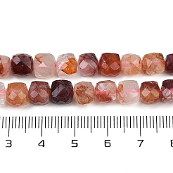 Natürliche rote hämatoide Quarz-/Eisenquarz-Perlenstränge&nbsp;G-H078-C44-6mm