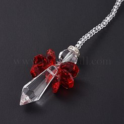 Décoration murale perlée de fée en cristal décoration pendentif&nbsp;LS-HJEW-G019-02G