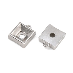 Strass-Charm-Fassungen aus Edelstahl 304&nbsp;SA-CBAC865-07D-P