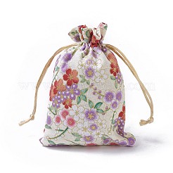 Pochettes en toile de jute&nbsp;LS-ABAG-I001-10x14-07A