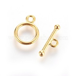 Chiusure toggle argento tibetano&nbsp;X-K08N6011