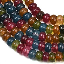 Rangs de perles de jade blanc naturel&nbsp;GG-CBAD029-B06-5x8mm