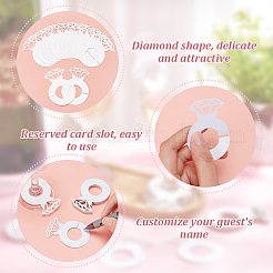 Papier-Diamant-Ring-Weinglas-Anhänger-Tags&nbsp;AJEW-WH0001-71B
