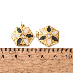 Pendentifs en strass en acier inoxydable 304&nbsp;STAS-U061-14G-01