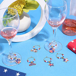 6 colgante de copa de vino.&nbsp;AJEW-SC00081