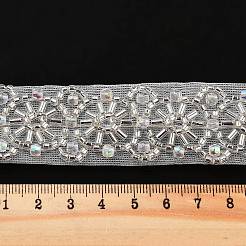 Spitzenbesatz mit Blumen aus Polyester&nbsp;OCOR-A007-15