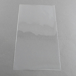 OPP Cellophane Bags, Rectangle, Clear, 25x14cm, Unilateral Thickness: 0.035mm