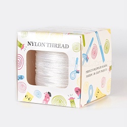 Nylon Thread, White, 1.5mm, about 49.21 yards(45m)/roll