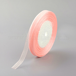 Sheer Organza Ribbon, Wide Ribbon for Wedding Decorative, Pearl Pink, 1 inch(25mm), 250Yards(228.6m)