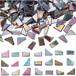 BENECREAT 600G Mixed Irregular Color Mosaic Pieces Tiles Stained Glass Bulk Assorted Shapes Cabochons for Adults DIY Picture Frames Jewelry Decoration