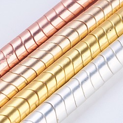 Non magnetici perle ematite sintetico fili, smerigliato, onda, colore misto, 8x5mm, Foro: 1.5 mm,circa98pcs/filo, 16.1 pollici (41 cm)