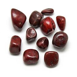 Perles de pierres précieuses à jaspe brisé naturel, pierre roulée, pépites, pas de trous / non percés, 12~28x12~21x7~18mm