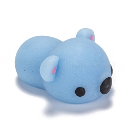 Juguete antiestrés blando con forma de koala, divertido juguete sensorial inquieto, para aliviar la ansiedad por estrés, azul acero claro, 38x31x17mm