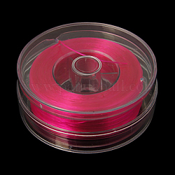 Плоская эластичная кристаллическая струна, эластичная нить для бисера, для изготовления эластичного браслета, красно-фиолетовые, 0.8 мм