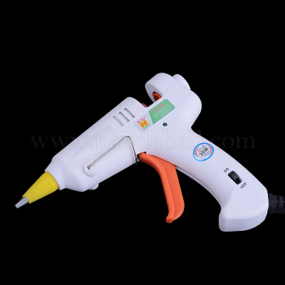 Jewelry Tools Glue Guns, with Type C Plug(European Plug), White, 125x145mm,  Voltage:100-240V/Power:30W, Line: about 118cm long, plug: about 4mm in