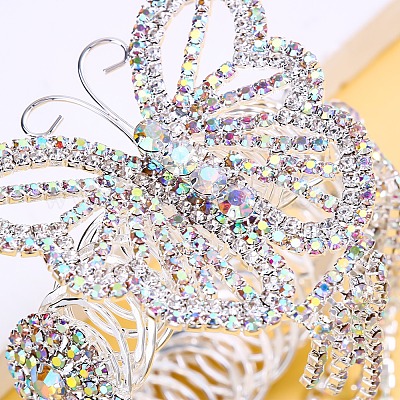 Braccialetti con nappe in strass di ottone&nbsp;WGF9725-01-1