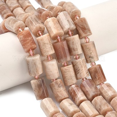 Natürliche sunstone Perlen Stränge&nbsp;G-G453-E09-10x14mm-1