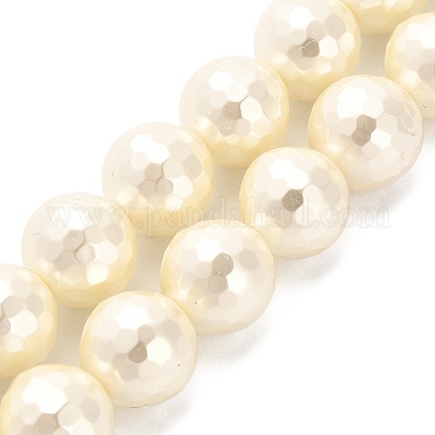 Chapelets de perles de coquille&nbsp;BSHE-XCP0001-34-1