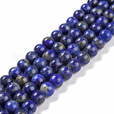 Natürliche Lapislazuli Perlenstränge&nbsp;G-G953-03-8mm-1