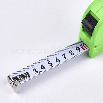 Self-Locking Iron Tape Measures, Measure Tool, with Plastic, Linen,  5m(16feet), 69x68x36mm