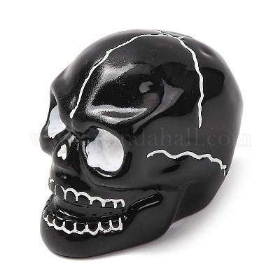 Totenkopf-Ornamente aus Kunstharz für DIY-Dekorationen&nbsp;RE-CBA66CF-01A-1