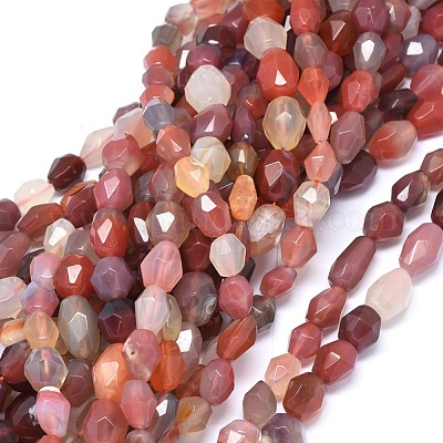 Brins de perles d'agate de cornaline naturelles&nbsp;G-O173-093-1