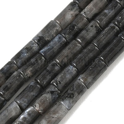 Natürliche Larvikit-Perlenstränge&nbsp;G-B091-A20-01-1