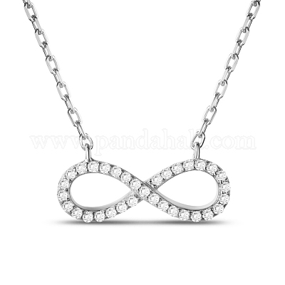 Forever Silver Rhinestone Necklace