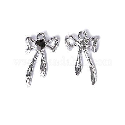 Pendentifs d'émail en alliage&nbsp;ENAM-WH0068-07C-P-1