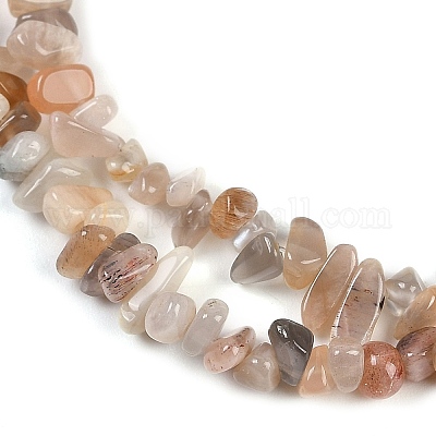Natürliche sunstone Perlen Stränge&nbsp;G-G0003-B47-1