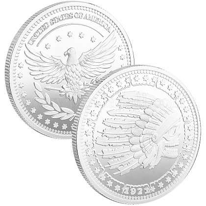 Монета из сплава AJEW-WH0220-004-1