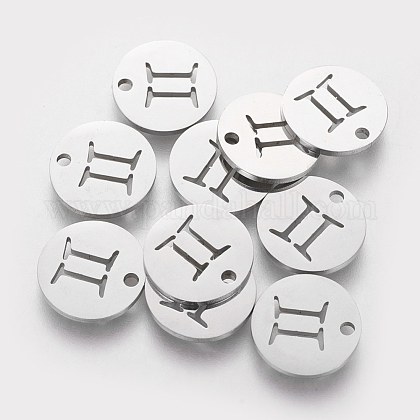 304 Stainless Steel Charms STAS-Q201-T095-3-1