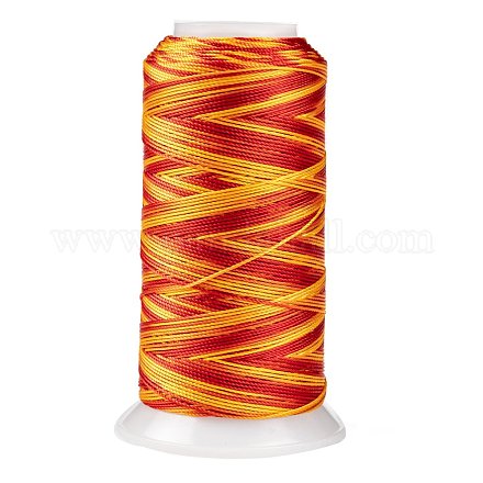 Segment Dyed Round Polyester Sewing Thread OCOR-Z001-B-22-1