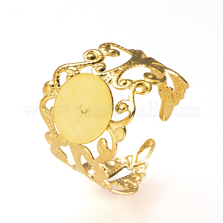 Adjustable Brass Ring Shanks KK-R037-260G-A-1