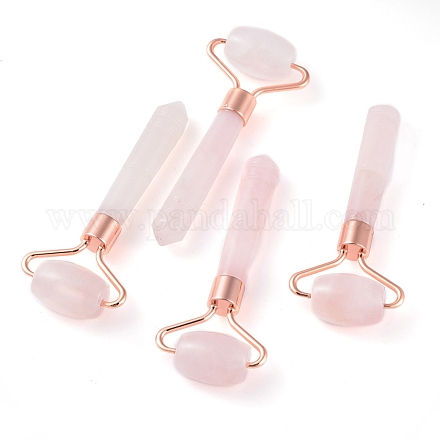Outils de massage en quartz rose naturel G-F697-G01-1