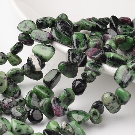 Nuggets Natural Ruby in Zoisite Bead Strands G-M341-23-1