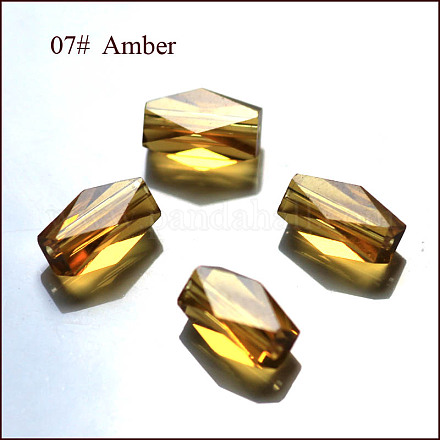 Abalorios de cristal austriaco de imitación SWAR-F055-12x6mm-07-1