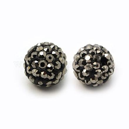 Perles de strass en argile polymère RB-C1438-12mm-A29-1