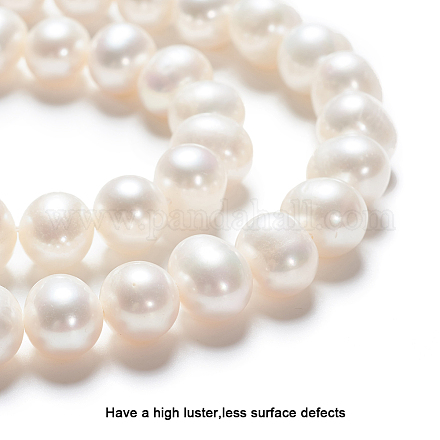 Brins de perles de culture d'eau douce naturelles X-PEAR-L001-B-13-1